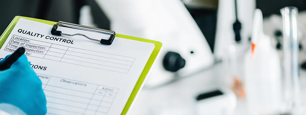 Quality Control Inspection Sheet